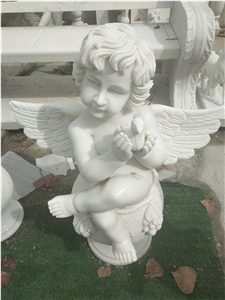 Beautiful Marble Garden Angel Sculptures for Sell