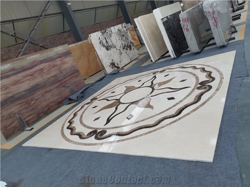 Marble Floor Waterjet Parquet Manufacture Sell