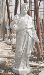 Religion Ornament Marble Jesus Statue