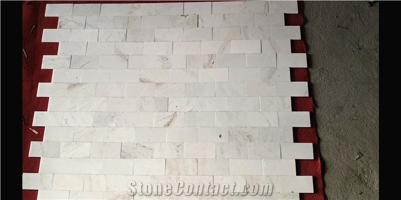 Chinese Castro White Polished,Marble Mosaic Tile
