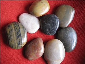 Mixed Pebble,Polished,Decoration Stone
