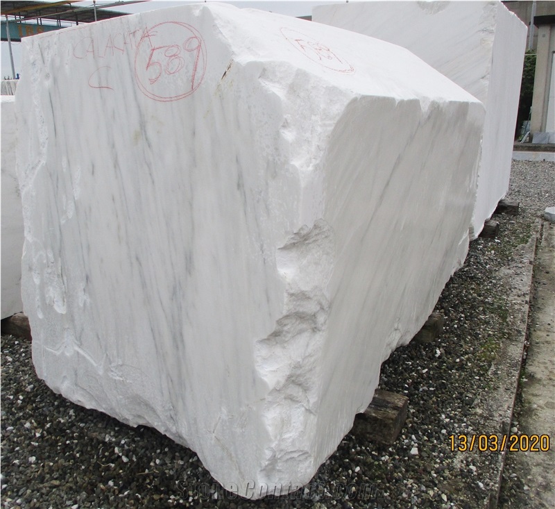 Calacatta Bianco Spino Marble Blocks