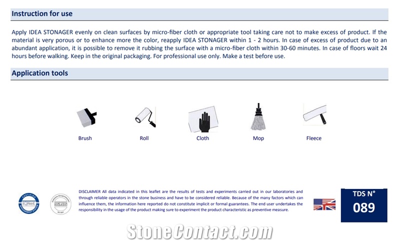 Bellinzoni Idea Stonager-Antistain Color Intensifier