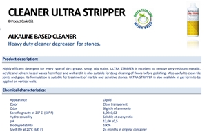 Bellinzoni Ultra Stripper -Heavy Duty Cleaner