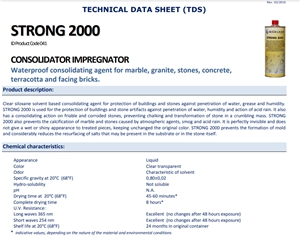 Strong 2000-Consolidating Impregnator Water Repellent