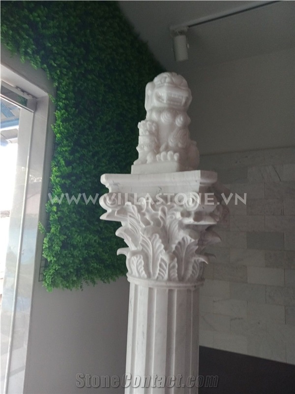 Viet Nam Pure White Marble by Decoraction
