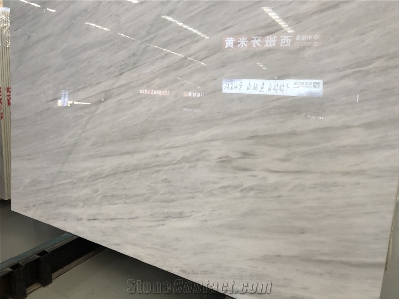 Bianco Milan White Marble Slab for Wall Covering