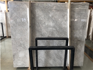 China Abba Grey Marble Polished Slab for Building