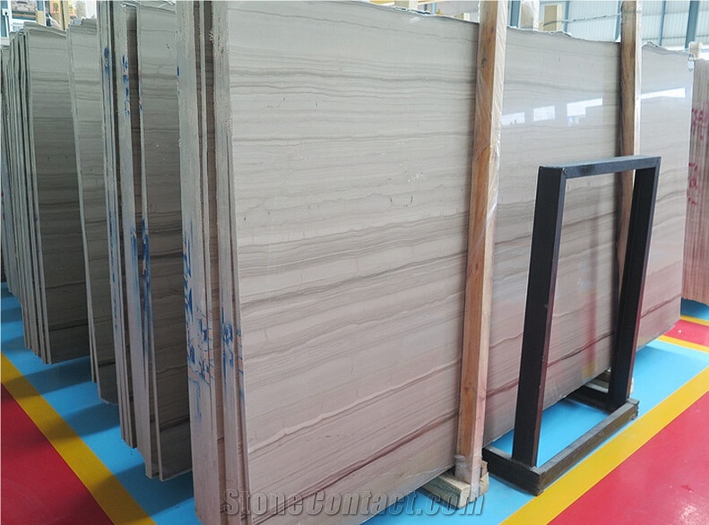 China Athens Grey Wood Marble Polished Good Price