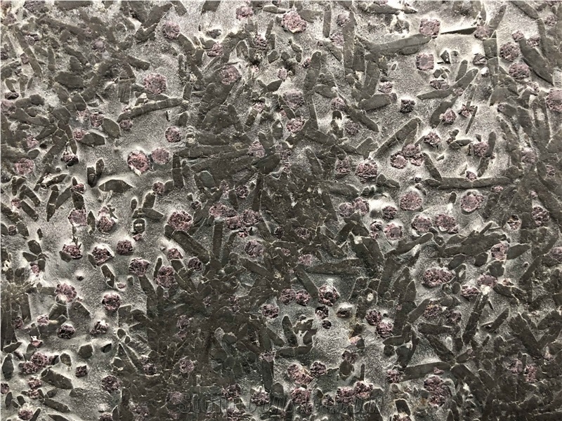Diamond Brown Granite Leathered Slab for Flooring
