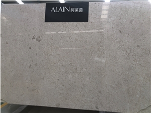 High Quality Alain Beige White Marble For Flooring