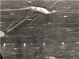 Luxury Stone Sandalwood Flying Snow Granite Slabs