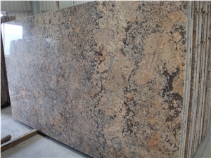 Popular Giallo Crystal Granite for Hotel Table Top