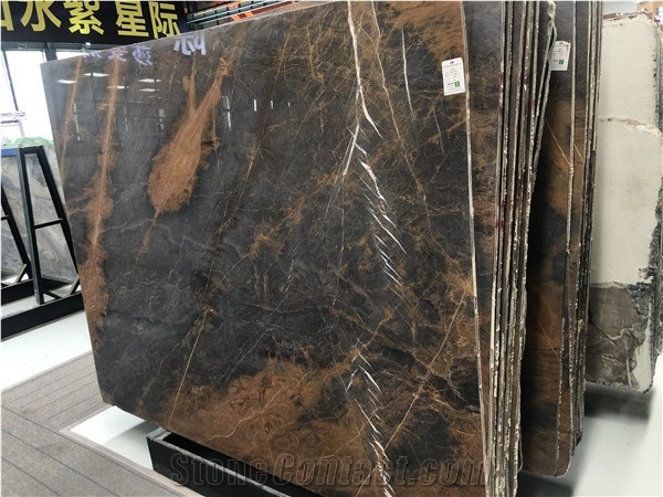 Special Exotic Gold Marble Slab for Table Top