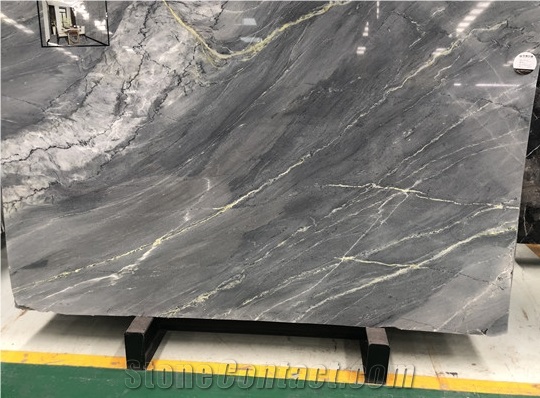 The Custom Amazon Blue Marble Slab for Countertop