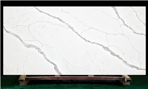 Vanilla White Engineered Quartz Slabs Home Decor