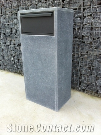 Blue Limestone Parcel Mailbox for Sales