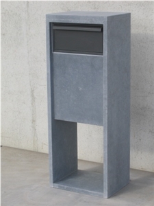Blue Limestone Parcel Mailbox for Sales