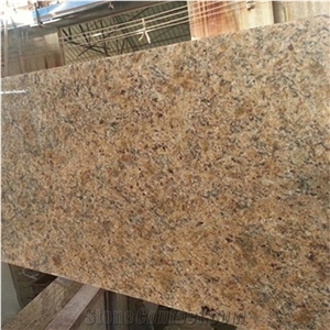 Brazil Giallo Fiorito Granite Tile Slab for Countertop