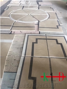 China Marble Water Jet Floor Tiles,Medallions
