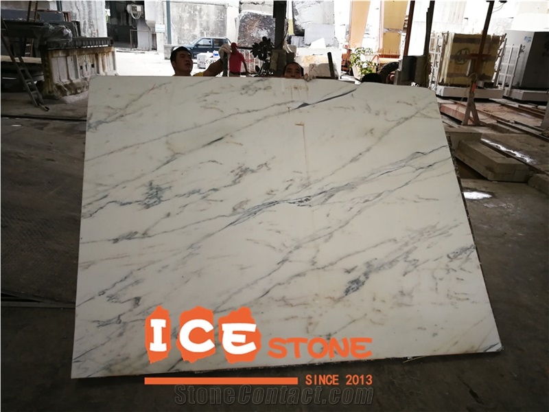 Chinese Mont Blanc Marble Slabs Veins Marble
