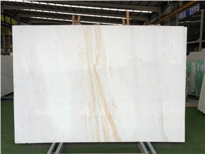 Golden Jazz White Marble for Wall Cladding