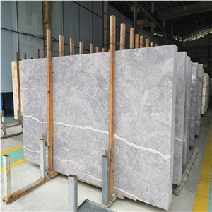 Grey Marble Slab Customized Tile for Coutertops