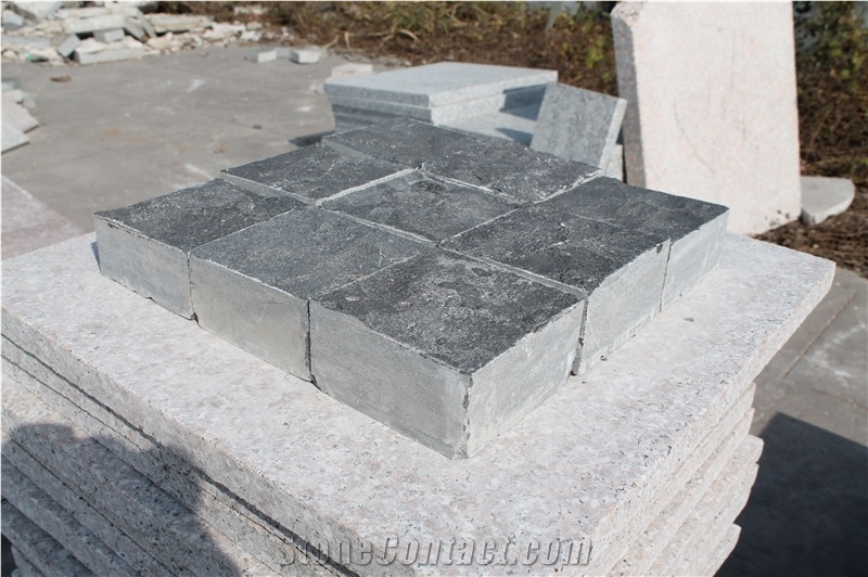 Hot Sale Blue Limestone Cubes Stone