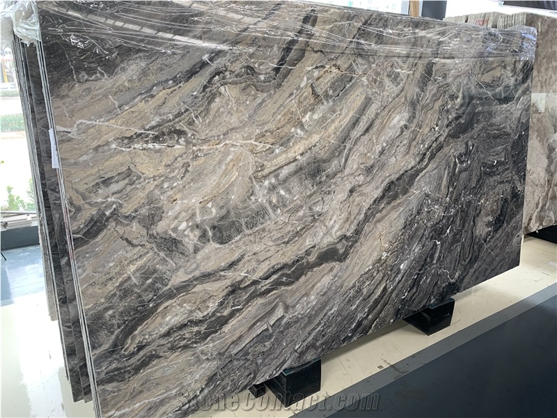 Italy Venice Brown Marble Slabs for Wall Covering