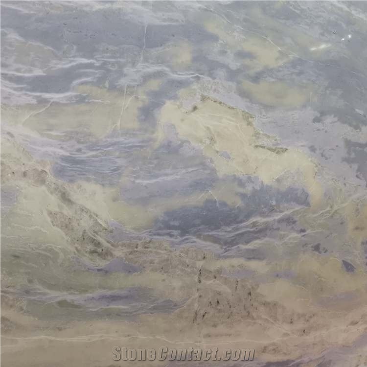 Natural Blue Marble Sky Blue Marble Slabs for Sale