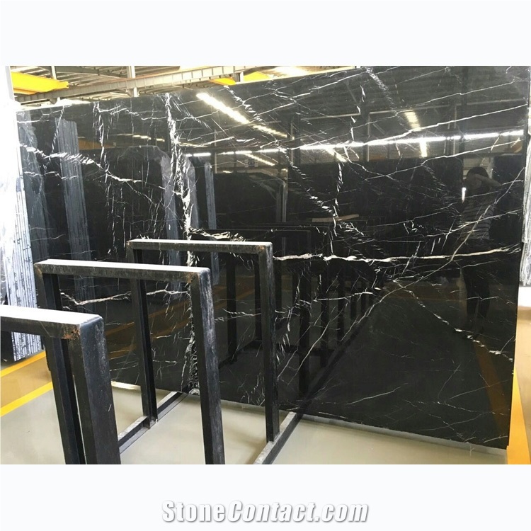 Nero Marquina,White with Black Veins Marble Slabs