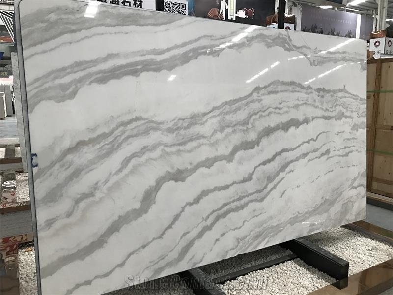 New White Calacatta Oro Marble Slabs