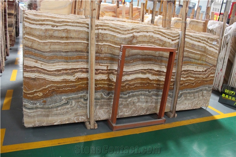 Persian Tiger Onyx/ Onice Tiger/Wooden Onyx Slabs