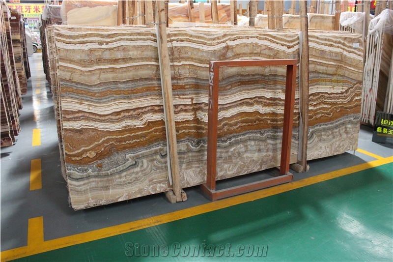 Persian Tiger Onyx/ Onice Tiger/Wooden Onyx Slabs