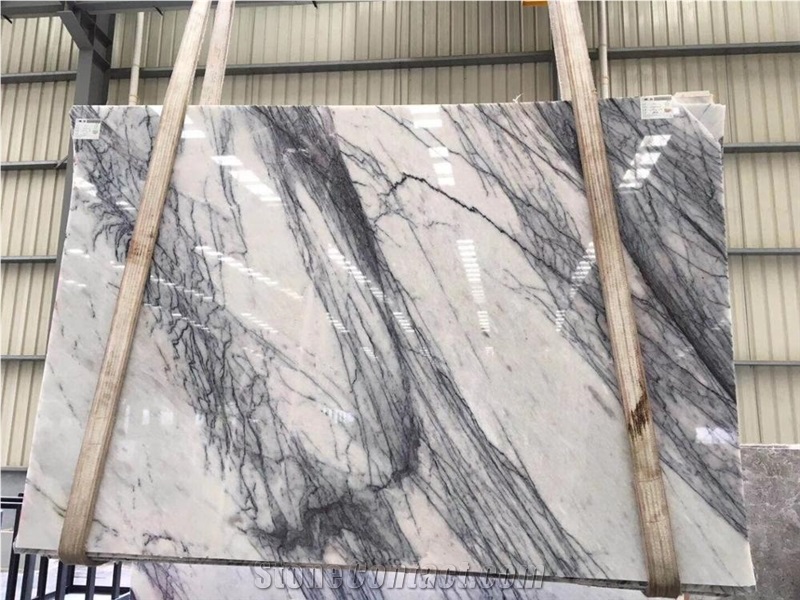 Polished Milas Kavaklidere Lilac Marble Slabs