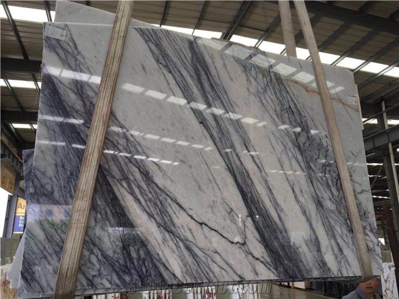 Polished Milas Kavaklidere Lilac Marble Slabs