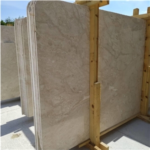 Polished New Cream Marble Slabs