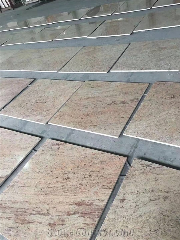 Polished Sivakasi Gold Granite Tiles for Projects