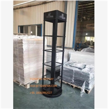 Rotatable Stone And Tiledisplay Stand For Showroom