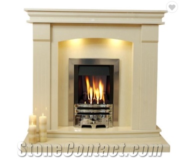 Stone Granite & Marble Fireplace Indoor Fire