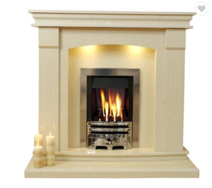 Stone Granite & Marble Fireplace Indoor Fire