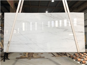 Bianco Oro White Marble Slabs, Flooring Tiles