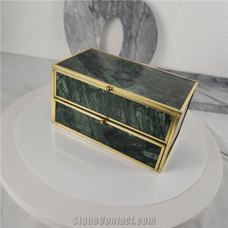 Luxurious Marble Jewelry Box Modern Design