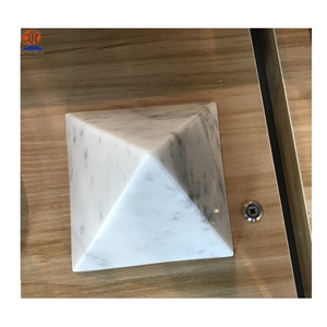 Decorative Marble Pyramid Box for Jewelry Holder