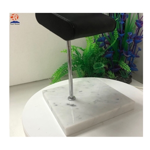 White Marble Base, Leather Wath Stand Display