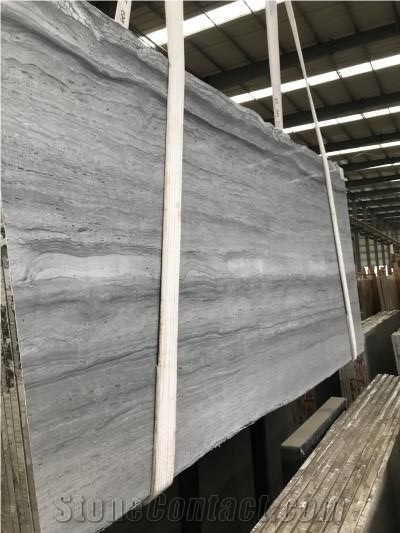 Chinese Grey Wooden Vein Marble & Slabs