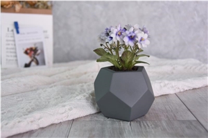 Concrete Grey Artificial Garden Planter Pot