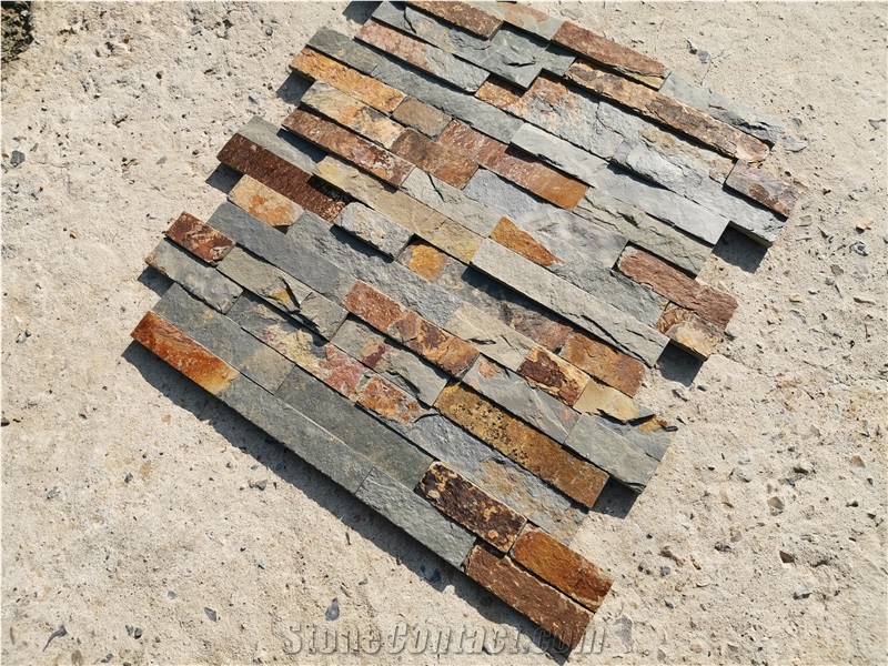 Good Quality Stock Stone Rusty Slate Panel