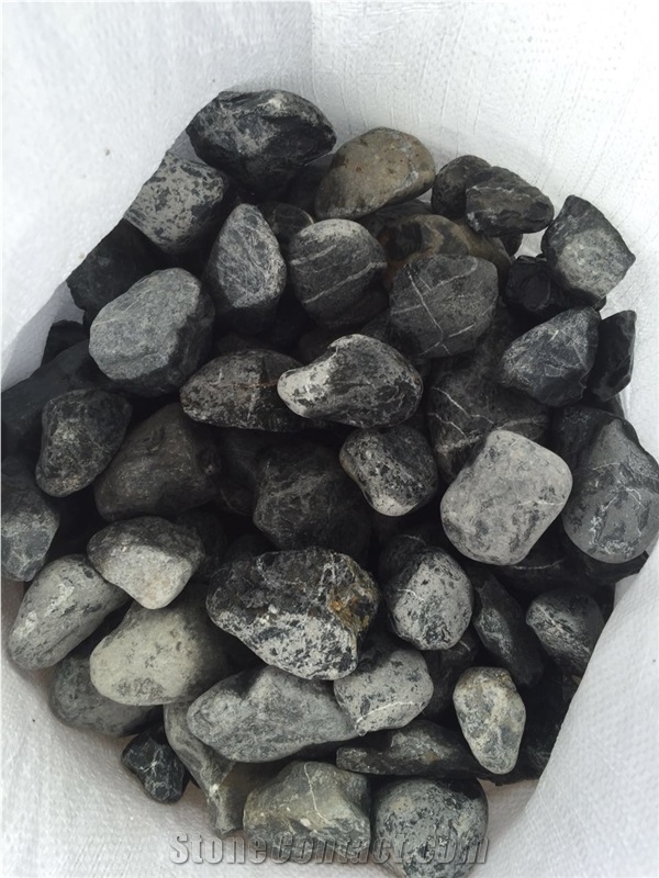 Tumbled Natural Stone Speckle Garden Pebbles
