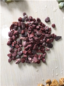 Tumbled Red Pebble Stone for Decoration